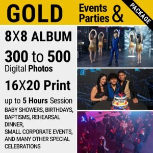 GOLD Events & Parties Package